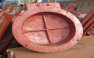 鑄鐵鑲銅閘門(mén)